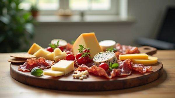 Composez votre planche charcuterie fromage idéale au bureau