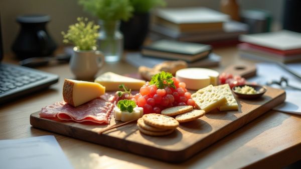 Composez votre planche charcuterie fromage idéale au bureau